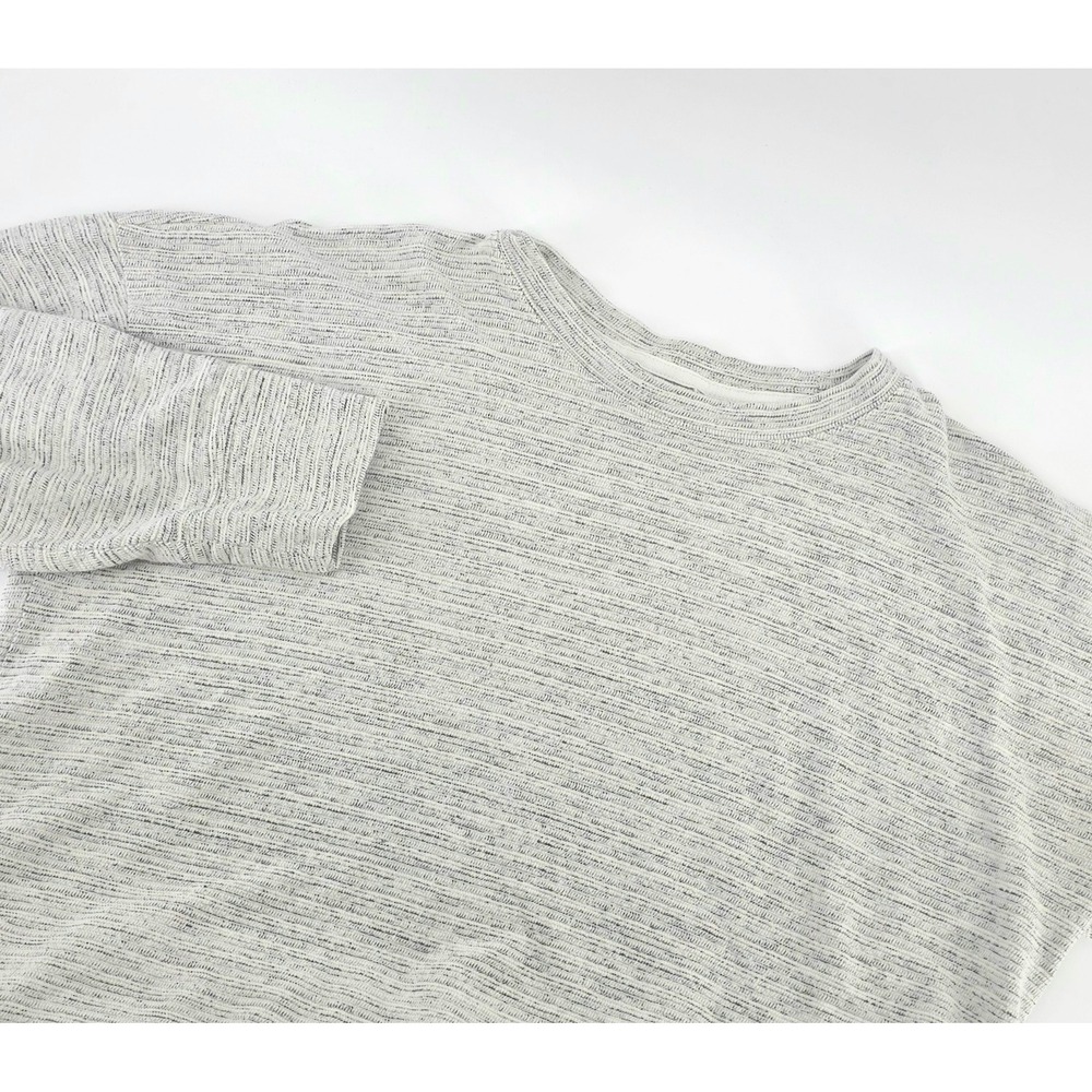 Aerie Minimalist Space Dye Sweatshirt Size Medium Womens Grey Pullover Lounge